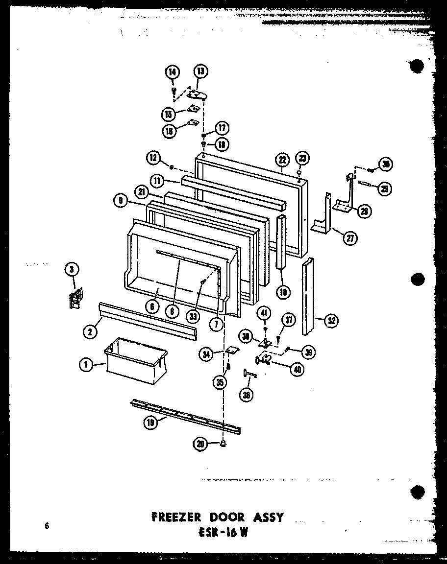 FREEZER DOOR ASSY ESR-16W (ESR-16W/P60303-22W) (ESR-16W-C/P60303-22WC) (ESR-16W-AG/P60303-22WG) (ESR-16W-A/P60303-22WA) (ESR-16W-AG/P60303-42WG) (ESR-16W-C/P60303-42WC) (ESR-16W-A/P60303-42WA) (ESR-16W/P60303-42W)