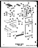 Interior parts esr-16w (esr-16w/p60303-22w) (esr-16w-c/p60303-22wc) (esr-16w-ag/p60303-22wg) (esr-16w-a/p60303-22wa) (esr-16w-ag/p60303-42wg) (esr-16w-c/p60303-42wc) (esr-16w-a/p60303-42wa) (esr-16w/p60303-42w)