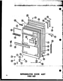 Refrigerator door assy esrf-16w (esrf-16w/p60303-23w) (esrf-16w-c/p60303-23wc) (esrf-16w-ag/p60303-23wg) (esrf-16w-a/p60303-23wa)