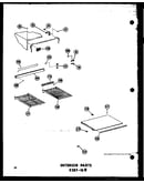Interior parts esrf-16w (esrf-16w/p60303-23w) (esrf-16w-c/p60303-23wc) (esrf-16w-ag/p60303-23wg) (esrf-16w-a/p60303-23wa)