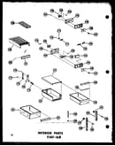Interior parts esrf-16w (esrf-16w/p60303-23w) (esrf-16w-c/p60303-23wc) (esrf-16w-ag/p60303-23wg) (esrf-16w-a/p60303-23wa)