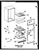 Interior parts esrf-16w (esrf-16w/p60303-23w) (esrf-16w-c/p60303-23wc) (esrf-16w-ag/p60303-23wg) (esrf-16w-a/p60303-23wa)
