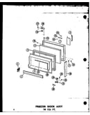 Freezer door assy 16 cu. ft. (et16n/p60303-65w)