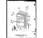 Amana TR20W-L-P60303-61WL refrigerator door assy 16 cu. ft. (et16n/p60303-65w) diagram