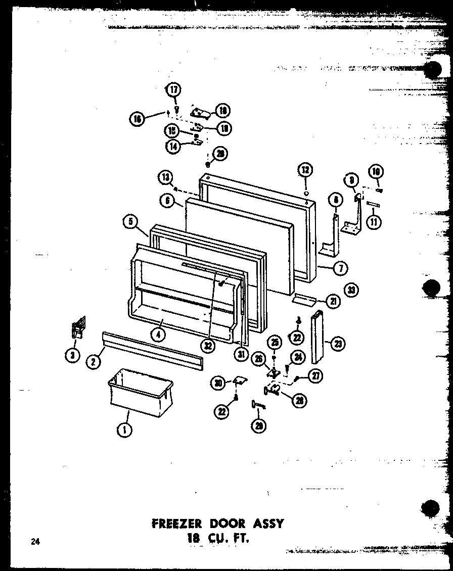 FREEZER DOOR ASSY 18 CU. FT. (TS18B/P60303-76W) (ETM18N-C/P60303-58WC) (ETM18N-A/P60303-58WA) (ETM18N/P60303-58W) (ETM18N-AG/P60303-58WG) (ETM18N-L/P60303-58WL) (TC18N-C/P60303-59WC) (TC18N/P60303-59W) (TC18N-A/P60303-59WA) (TC18N-L/P60303-59WL) (TC18N-AG