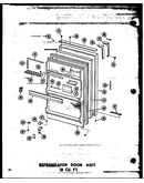 Refrigerator door assy 18 cu. ft. (ts18b/p60303-76w) (etm18n-c/p60303-58wc) (etm18n-a/p60303-58wa) (etm18n/p60303-58w) (etm18n-ag/p60303-58wg) (etm18n-l/p60303-58wl) (tc18n-c/p60303-59wc) (tc18n/p60303-59w) (tc18n-a/p60303-59wa) (tc18n-l/p60303-59wl) (tc1