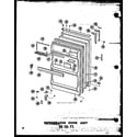 Amana TR20W-C-P60303-61WC refrigerator door assy 20 cu. ft. (tr20w-c/p60303-61wc) (tr20w/p60303-61w) (tr20w-a/p60303-61wa) (tr20w-l/p60303-61wl) (tr20w-ag/p60303-61wg) diagram