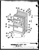 Refrigerator door assy 20 cu. ft. (tr20w-c/p60303-61wc) (tr20w/p60303-61w) (tr20w-a/p60303-61wa) (tr20w-l/p60303-61wl) (tr20w-ag/p60303-61wg)