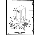Amana TC18N-AG-P60303-59WG compressor & condenser 20 cu. ft. (tr20w-c/p60303-61wc) (tr20w/p60303-61w) (tr20w-a/p60303-61wa) (tr20w-l/p60303-61wl) (tr20w-ag/p60303-61wg) diagram