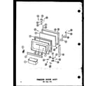 Amana TS18B-P73500-4W freezer door assy 16 cu. ft. (tr16b-c/p73500-3wc) (tr16b-a/p73500-3wa) (tr16b-g/p73500-3wg) (tr16b/p73500-3w) (tr16b-l/p73500-3wl) diagram