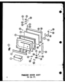 Freezer door assy 16 cu. ft. (tr16b-c/p73500-3wc) (tr16b-a/p73500-3wa) (tr16b-g/p73500-3wg) (tr16b/p73500-3w) (tr16b-l/p73500-3wl)
