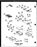 Interior parts 16 cu. ft. (tr16b-c/p73500-3wc) (tr16b-a/p73500-3wa) (tr16b-g/p73500-3wg) (tr16b/p73500-3w) (tr16b-l/p73500-3wl)