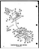 Evaporator & fan motors 16 cu. ft. (tr16b-c/p73500-3wc) (tr16b-a/p73500-3wa) (tr16b-g/p73500-3wg) (tr16b/p73500-3w) (tr16b-l/p73500-3wl)