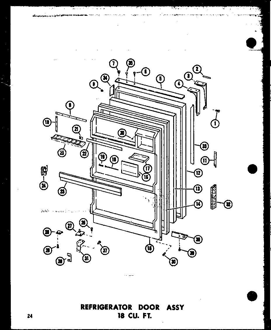 REFRIGERATOR DOOR ASSY 18 CU. FT. (TS18B-C/P73500-4WC) (TS18B/P73500-4W) (TS18B-A/P73500-4WA) (TS18B-L/P73500-4WL) (TS18B-G/P73500-4WG) (TM18B-C/P73500-5WC) (TM18B/P73500-5W) (TM18B-A/P73500-5WA) (TM18B-L/P73500-5WL) (TM18B-G/P73500-5WG) (ETM18N-C/P73500-