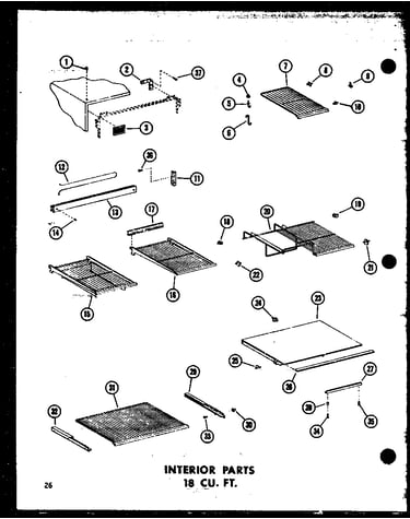 Interior parts 18 cu. ft. (ts18b-c/p73500-4wc) (ts18b/p73500-4w) (ts18b-a/p73500-4wa) (ts18b-l/p73500-4wl) (ts18b-g/p73500-4wg) (tm18b-c/p73500-5wc) (tm18b/p73500-5w) (tm18b-a/p73500-5wa) (tm18b-l/p73500-5wl) (tm18b-g/p73500-5wg) (etm18n-c/p73500-6wc) (et