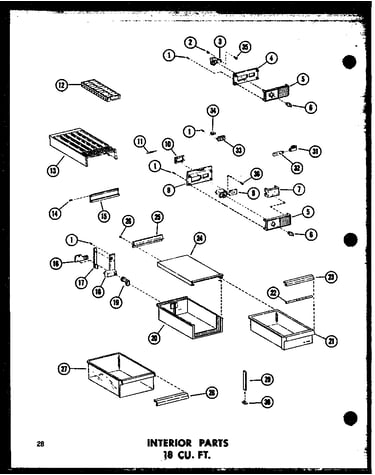 Interior parts 18 cu. ft. (ts18b-c/p73500-4wc) (ts18b/p73500-4w) (ts18b-a/p73500-4wa) (ts18b-l/p73500-4wl) (ts18b-g/p73500-4wg) (tm18b-c/p73500-5wc) (tm18b/p73500-5w) (tm18b-a/p73500-5wa) (tm18b-l/p73500-5wl) (tm18b-g/p73500-5wg) (etm18n-c/p73500-6wc) (et