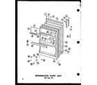 Amana TCI18B-L-P73500-10WL refrigerator door assy 20 cu. ft. (tr20b-c/p73500-8wc) (tr20b-a/p73500-8wa) (tr20b-g/p73500-8wg) (tr20b/p73500-8w) (tr20b-l/p73500-8wl) diagram