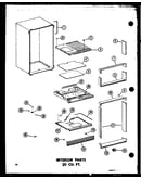 Interior parts 20 cu. ft. (tr20b-c/p73500-8wc) (tr20b-a/p73500-8wa) (tr20b-g/p73500-8wg) (tr20b/p73500-8w) (tr20b-l/p73500-8wl)