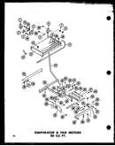 Evaporator & fan motors 20 cu. ft. (tr20b-c/p73500-8wc) (tr20b-a/p73500-8wa) (tr20b-g/p73500-8wg) (tr20b/p73500-8w) (tr20b-l/p73500-8wl)