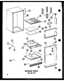 Interior parts 23 cu. ft. (td23b-c/p73500-9wc) (td23b/p73500-9w) (td23b-a/p73500-9wa) (td23b-l/p73500-9wl) (td23b-g/p73500-9wg)