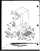 Compressor & condenser 23 cu. ft. (td23b-c/p73500-9wc) (td23b/p73500-9w) (td23b-a/p73500-9wa) (td23b-l/p73500-9wl) (td23b-g/p73500-9wg)