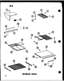 Interior parts (tr18d-c/p74660-3wc) (tr18d-a/p74660-3wa) (tr18d-g/p74660-3wg) (tr18d/p74660-3w) (tr18d-l/p74660-3wl) (etr18d-c/p74660-4wc) (etr18d/p74660-4w) (etr18d-a/p74660-4wa) (etr18d-l/p74660-4wl) (etr18d-g/p74660-4wg) (tc18d-c/p74660-5wc) (tc18d/p74