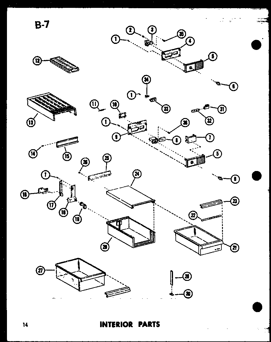 INTERIOR PARTS (TR18D-C/P74660-3WC) (TR18D-A/P74660-3WA) (TR18D-G/P74660-3WG) (TR18D/P74660-3W) (TR18D-L/P74660-3WL) (ETR18D-C/P74660-4WC) (ETR18D/P74660-4W) (ETR18D-A/P74660-4WA) (ETR18D-L/P74660-4WL) (ETR18D-G/P74660-4WG) (TC18D-C/P74660-5WC) (TC18D/P74