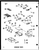 Interior parts (tr18d-c/p74660-3wc) (tr18d-a/p74660-3wa) (tr18d-g/p74660-3wg) (tr18d/p74660-3w) (tr18d-l/p74660-3wl) (etr18d-c/p74660-4wc) (etr18d/p74660-4w) (etr18d-a/p74660-4wa) (etr18d-l/p74660-4wl) (etr18d-g/p74660-4wg) (tc18d-c/p74660-5wc) (tc18d/p74