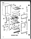 Interior parts (tr18d-c/p74660-3wc) (tr18d-a/p74660-3wa) (tr18d-g/p74660-3wg) (tr18d/p74660-3w) (tr18d-l/p74660-3wl) (etr18d-c/p74660-4wc) (etr18d/p74660-4w) (etr18d-a/p74660-4wa) (etr18d-l/p74660-4wl) (etr18d-g/p74660-4wg) (tc18d-c/p74660-5wc) (tc18d/p74
