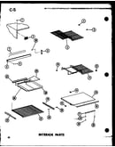 Interior parts (tci20d-c/p74660-10wc) (tci20d/p74660-10w) (tci20d-a/p74660-10wa) (tci20d-l/p74660-10wl) (tci20d-g/p74660-10wg) (tc20d-c/p74660-9wc) (tc20d-a/p74660-9wa) (tc20d-g/p74660-9wg) (tc20d/p74660-9w) (tc20d-l/p74660-9wl) (tm20d-c/p74660-2wc) (tm20