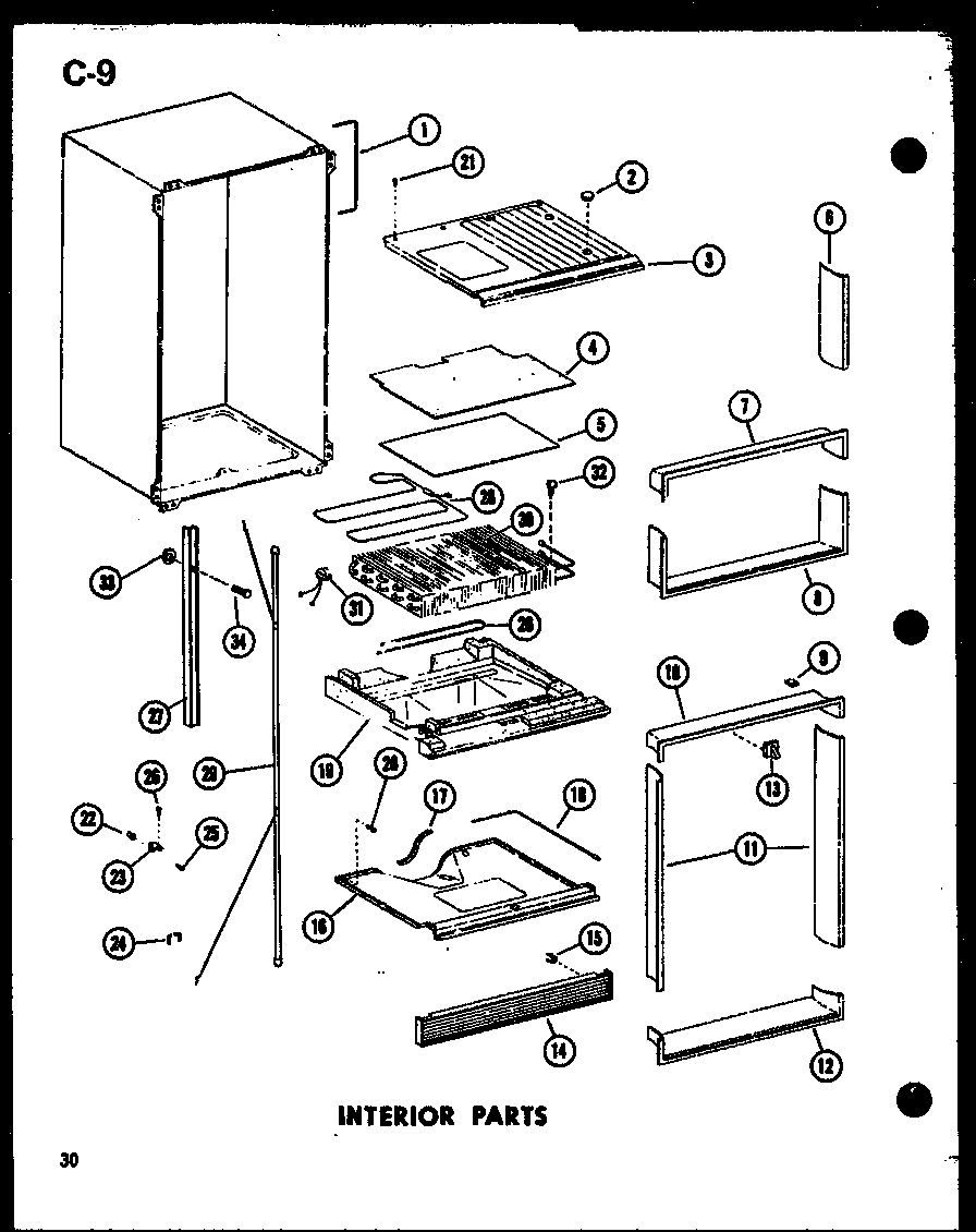 INTERIOR PARTS (TCI20D-C/P74660-10WC) (TCI20D/P74660-10W) (TCI20D-A/P74660-10WA) (TCI20D-L/P74660-10WL) (TCI20D-G/P74660-10WG) (TC20D-C/P74660-9WC) (TC20D-A/P74660-9WA) (TC20D-G/P74660-9WG) (TC20D/P74660-9W) (TC20D-L/P74660-9WL) (TM20D-C/P74660-2WC) (TM20