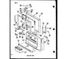 Amana TCI20D-A-P74660-10WA pupper door parts (td23d-c/p74660-6wc) (td23d/p74660-6w) (td23d-a/p74660-6wa) (td23d-l/p74660-6wl) (td23d-g/p74660-6wg) diagram