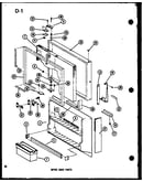 Pupper door parts (td23d-c/p74660-6wc) (td23d/p74660-6w) (td23d-a/p74660-6wa) (td23d-l/p74660-6wl) (td23d-g/p74660-6wg)