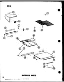 Interior parts (td23d-c/p74660-6wc) (td23d/p74660-6w) (td23d-a/p74660-6wa) (td23d-l/p74660-6wl) (td23d-g/p74660-6wg)