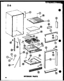 Interior parts (td23d-c/p74660-6wc) (td23d/p74660-6w) (td23d-a/p74660-6wa) (td23d-l/p74660-6wl) (td23d-g/p74660-6wg)