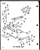 Fan motors parts (td23d-c/p74660-6wc) (td23d/p74660-6w) (td23d-a/p74660-6wa) (td23d-l/p74660-6wl) (td23d-g/p74660-6wg)
