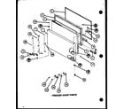 Amana TMI20K-P7803235W freezer door parts (tmi16k/p7803231w) (tmi16k/p7803232w) diagram