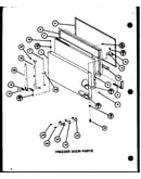 Freezer door parts (tmi16k/p7803231w) (tmi16k/p7803232w)