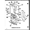 Amana TMI16K-P7803232W refrigerator door parts (tmi18k/p7803233w) (tmi18k/p7803234w) diagram