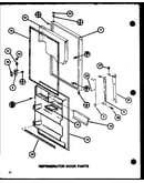Refrigerator door parts (tmi18k/p7803233w) (tmi18k/p7803234w)