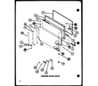 Amana TMI18K-P7803234W freezer door parts (tmi20k/p7803235w) (tmi20k/p7803236w) diagram