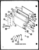 Freezer door parts (tmi20k/p7803235w) (tmi20k/p7803236w)
