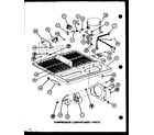 Amana TC22K2-P7859227W compressor compartment parts (tc20k2/p7803250w) (tc20k2/p7803251w) diagram