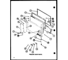 Amana TC20K2-P7803250W freezer door parts (tc22k2/p7859227w) diagram