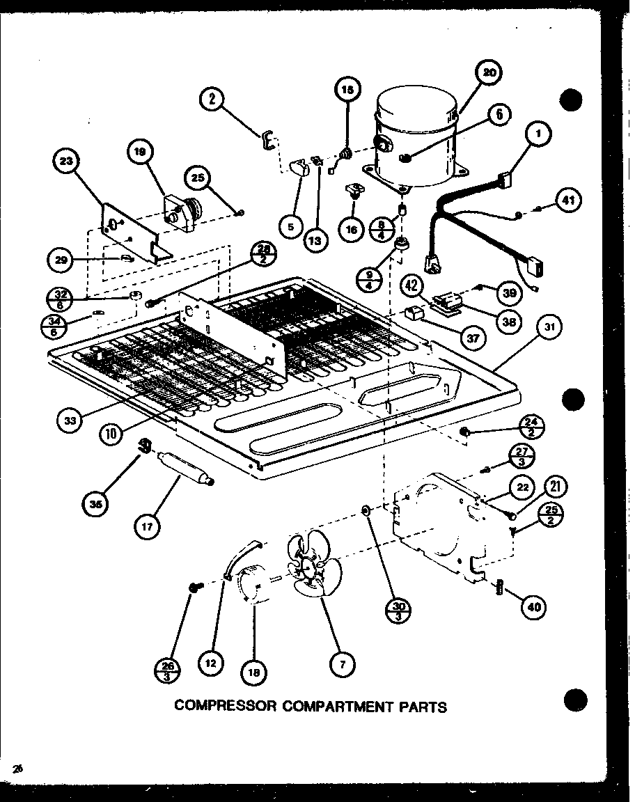 COMPRESSOR COMPARTMENT PARTS (TC22K2/P7859227W)