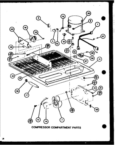 Compressor compartment parts (tc22k2/p7859227w)