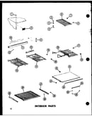 Interior parts (ts18c/p73500-13w) (tm18c/p73500-14w) (tm18c-c/p73500-14wc) (tm18c-l/p73500-14wl) (tm18c-a/p73500-14wa) (tm18c-g/p73500-14wg) (etm18c/p73500-15w) (etm18c-c/p73500-15wc) (etm18c-l/p73500-15wl) (etm18c-a/p73500-15wa) (etm18c-g/p73500-15wg) (t