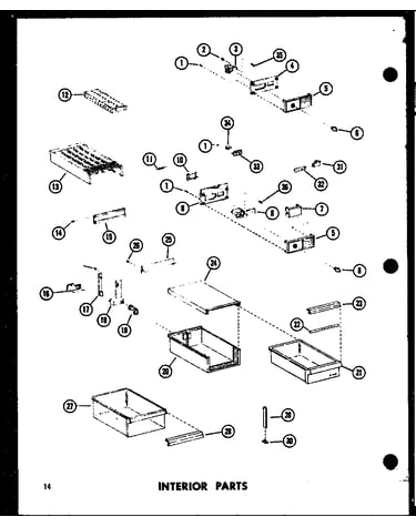 Interior parts (ts18c/p73500-13w) (tm18c/p73500-14w) (tm18c-c/p73500-14wc) (tm18c-l/p73500-14wl) (tm18c-a/p73500-14wa) (tm18c-g/p73500-14wg) (etm18c/p73500-15w) (etm18c-c/p73500-15wc) (etm18c-l/p73500-15wl) (etm18c-a/p73500-15wa) (etm18c-g/p73500-15wg) (t