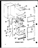 Interior parts (ts18c/p73500-13w) (tm18c/p73500-14w) (tm18c-c/p73500-14wc) (tm18c-l/p73500-14wl) (tm18c-a/p73500-14wa) (tm18c-g/p73500-14wg) (etm18c/p73500-15w) (etm18c-c/p73500-15wc) (etm18c-l/p73500-15wl) (etm18c-a/p73500-15wa) (etm18c-g/p73500-15wg) (t