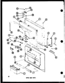 Upper door parts (tr20b-c/p73500-17wc) (tr20b-a/p73500-17wa) (tr20b-g/p73500-17wg) (tr20b/p73500-17w) (tr20b-l/p73500-17wl) (tc20c-c/p73500-21wc) (tc20c-a/p73500-21wa) (tc20c-g/p73500-21wg) (tc20c/p73500-21w) (tc20c-l/p73500-21wl)